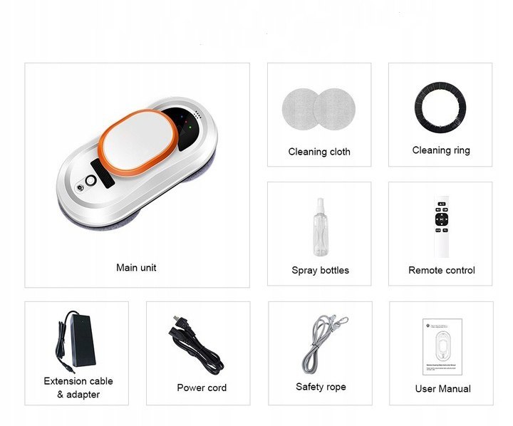 inteligentny robot do mycia okien